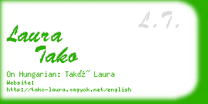 laura tako business card
